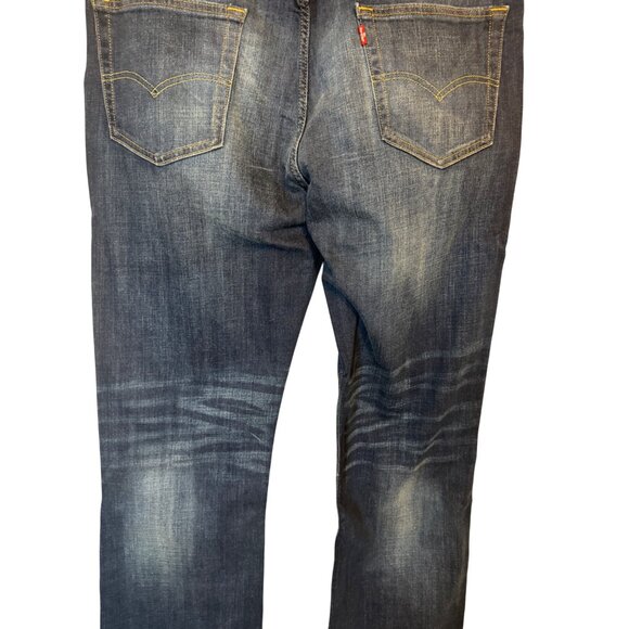 NWT Levis Mens 527 W40 L32 Dark Wash Slim Bootcut Jeans - Picture 9 of 15